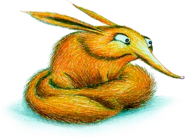 Shish Fox Duck with forked tongue