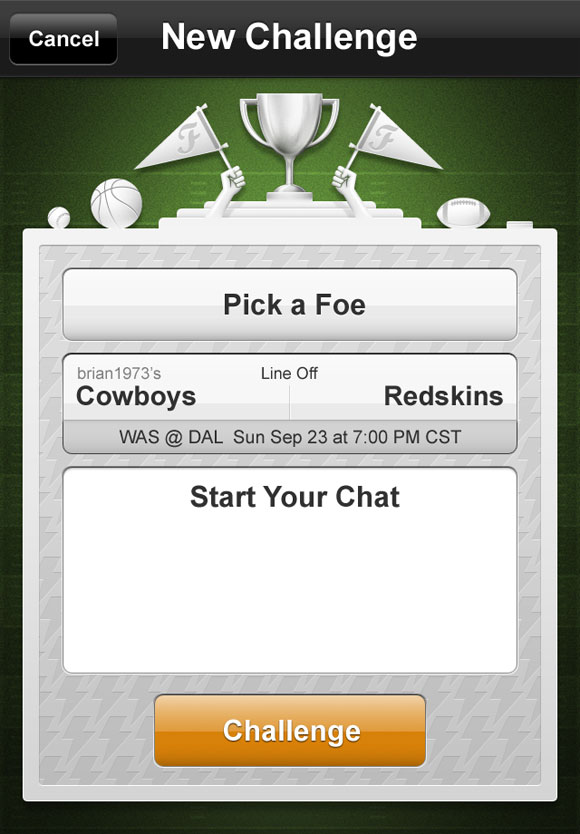 Fan or Foe iPhone App - Challenge