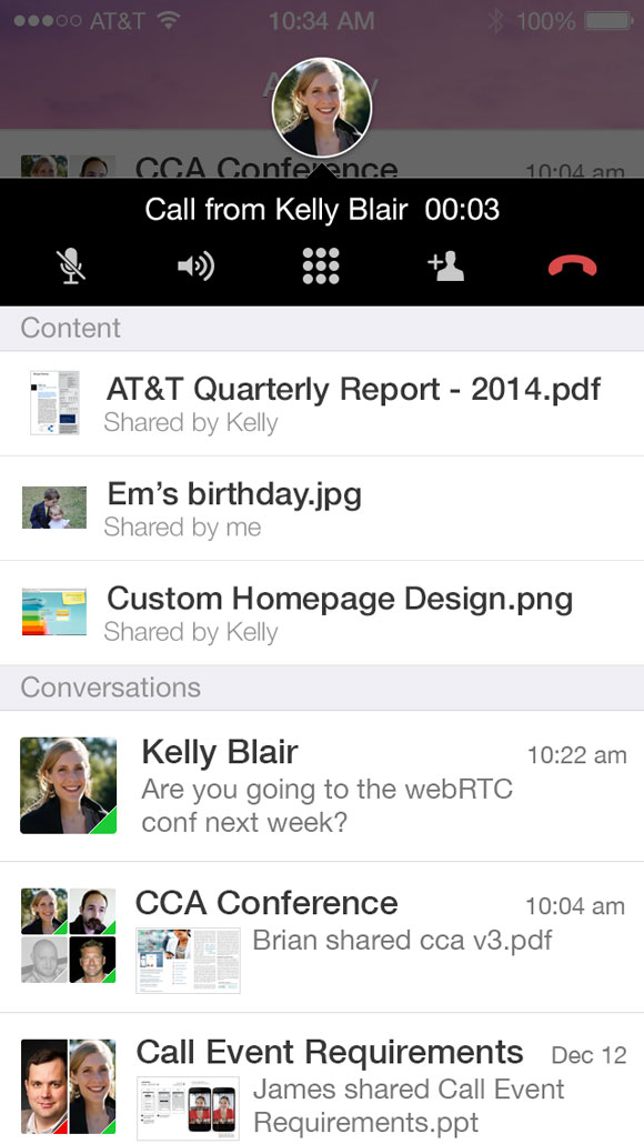 Vobi iPhone App - Contextual Call